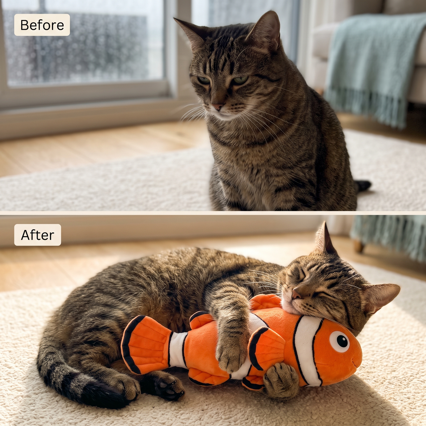 FloppyFish™ — Interactive Flopping Cat Toy