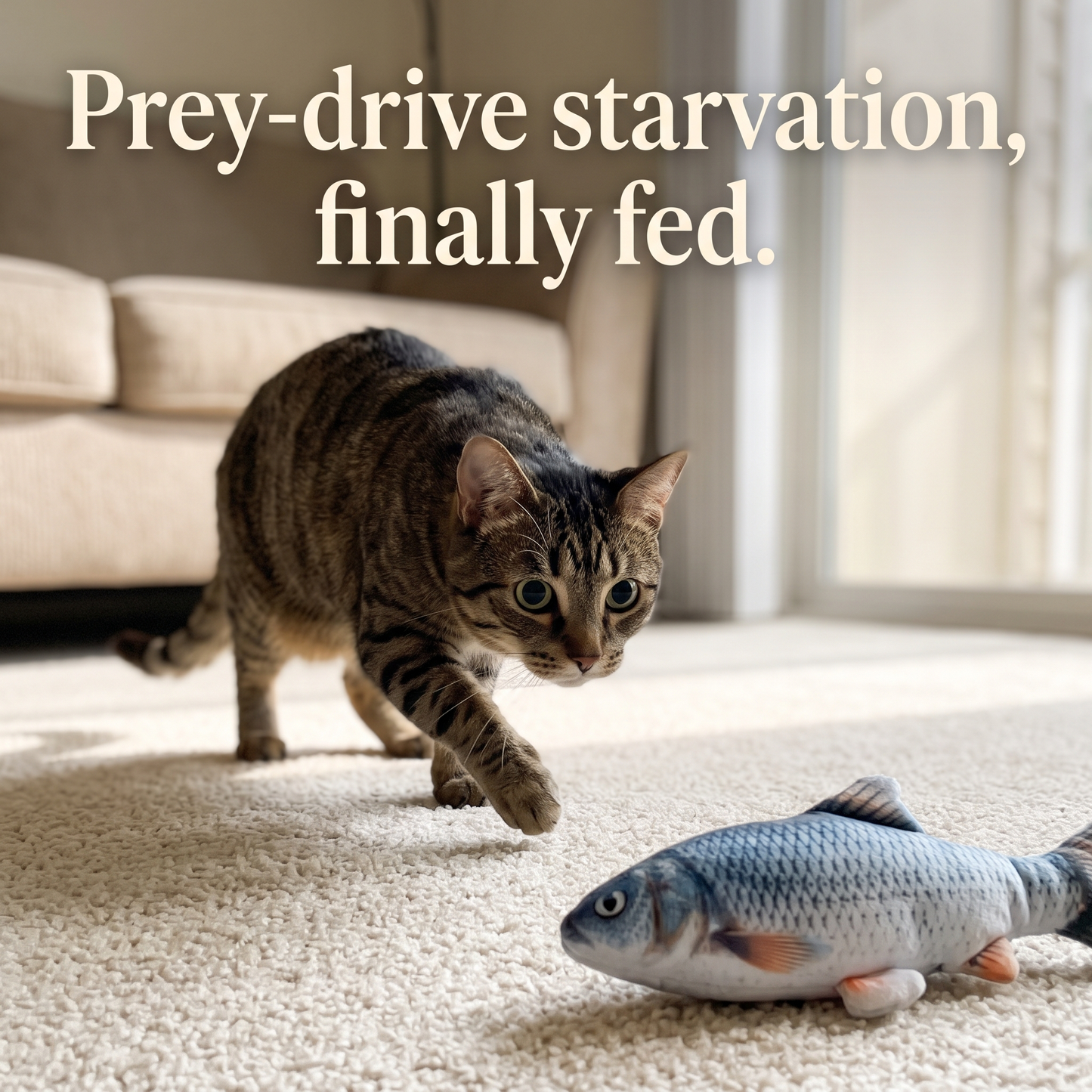 FloppyFish™ — Interactive Flopping Cat Toy